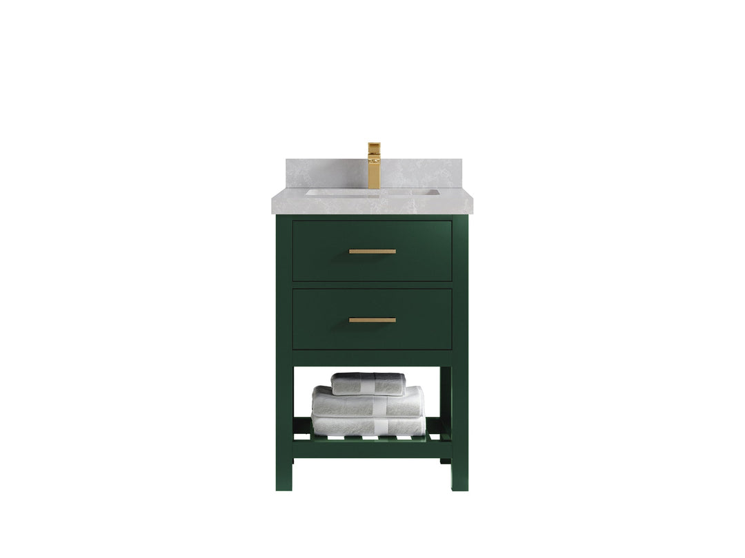 Parker 24 in. W x 22 in. D Single Sink Bathroom Vanity - Willow Bath and Vanity