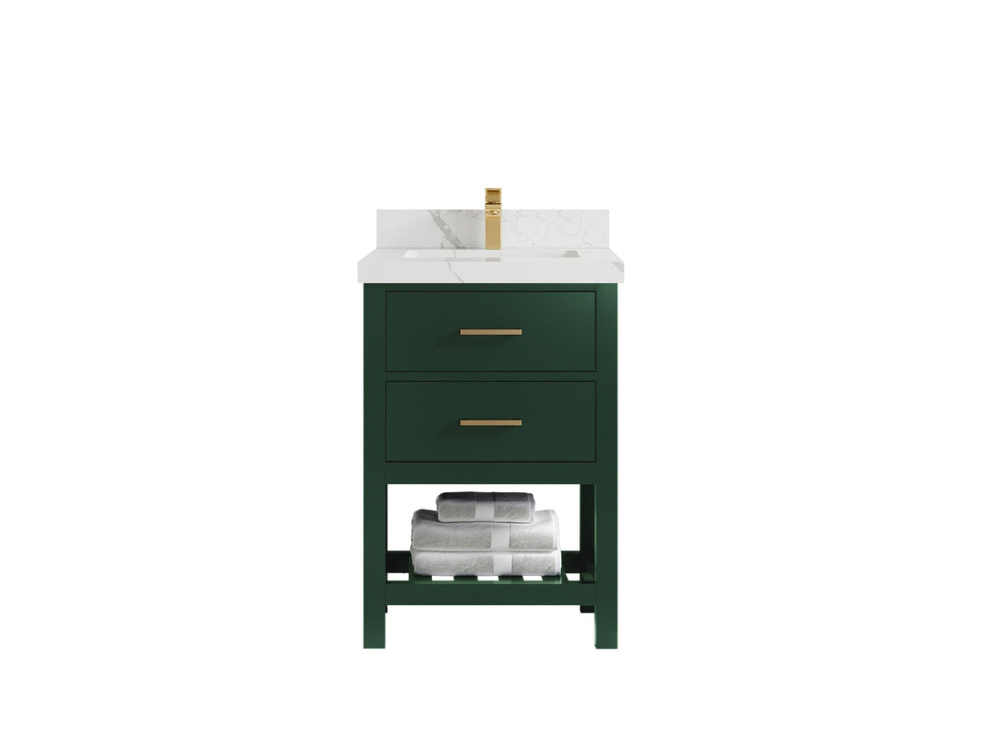 Parker 24 in. W x 22 in. D Single Sink Bathroom Vanity - Willow Bath and Vanity