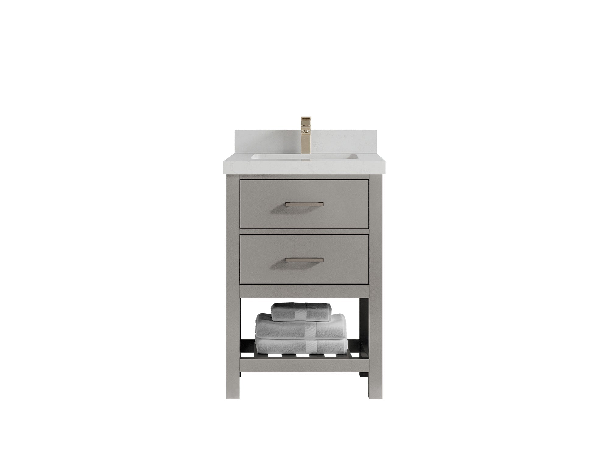 Parker 24 in. W x 22 in. D Single Sink Bathroom Vanity - Willow Bath and Vanity