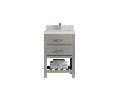 Parker 24 in. W x 22 in. D Single Sink Bathroom Vanity - Willow Bath and Vanity