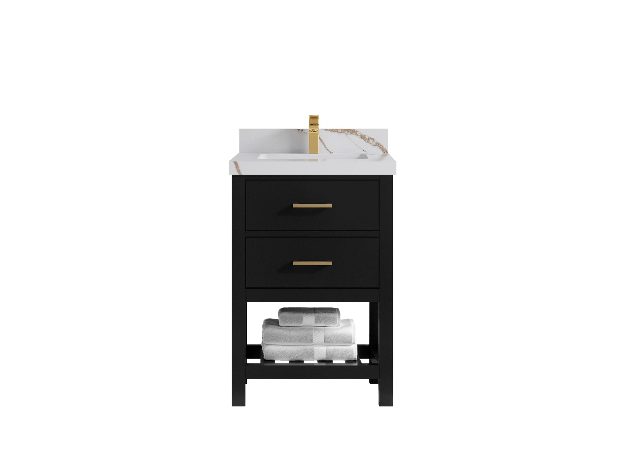 Parker 24 in. W x 22 in. D Single Sink Bathroom Vanity - Willow Bath and Vanity