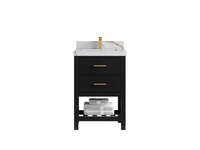 Parker 24 in. W x 22 in. D Single Sink Bathroom Vanity - Willow Bath and Vanity