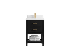 Parker 24 in. W x 22 in. D Single Sink Bathroom Vanity - photo 32