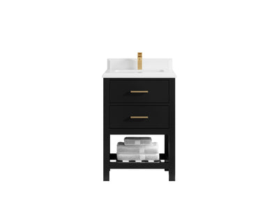 Parker 24 in. W x 22 in. D Single Sink Bathroom Vanity - Willow Bath and Vanity