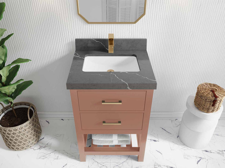 Parker 24 in. W x 22 in. D Single Sink Bathroom Vanity - photo 31