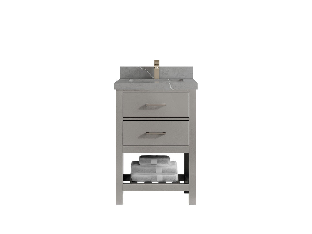 Parker 24 in. W x 22 in. D Single Sink Bathroom Vanity - Willow Bath and Vanity