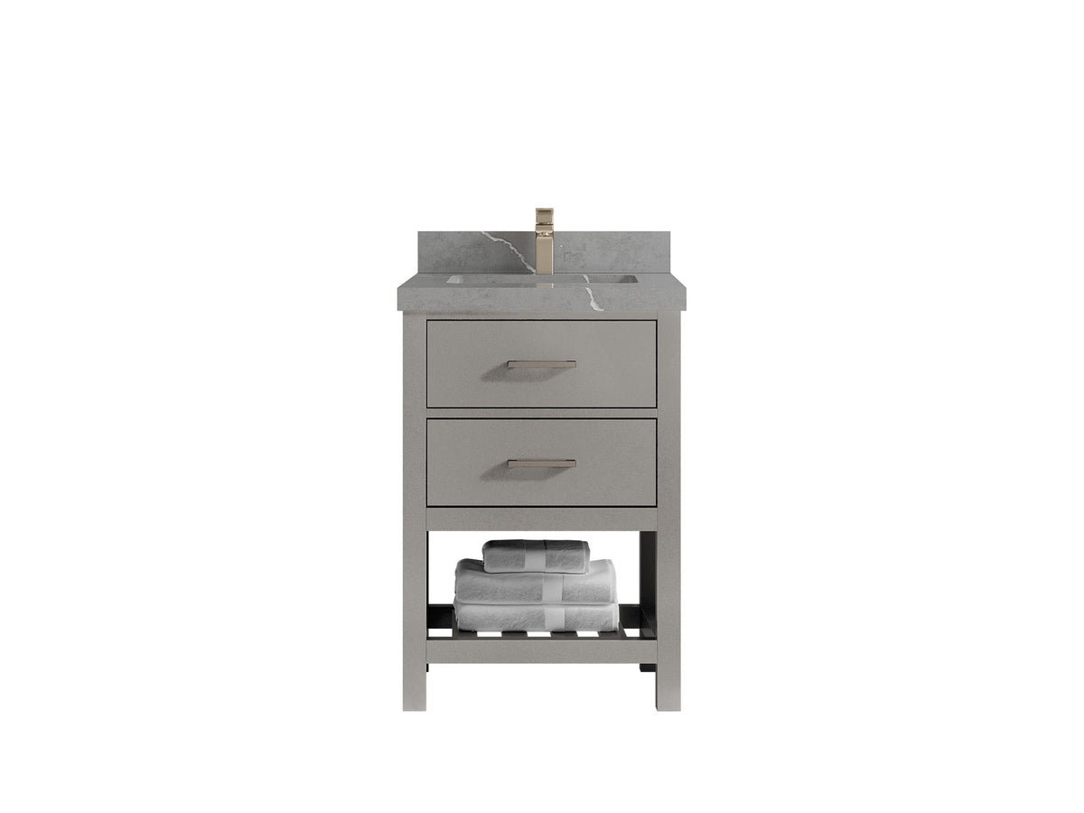 Parker 24 in. W x 22 in. D Single Sink Bathroom Vanity - Willow Bath and Vanity