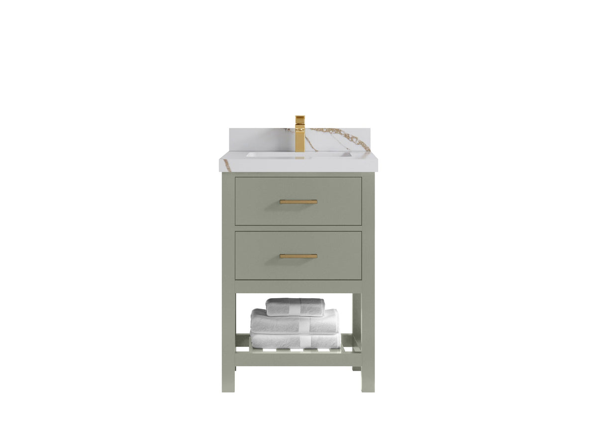 Parker 24 in. W x 22 in. D Single Sink Bathroom Vanity - Willow Bath and Vanity