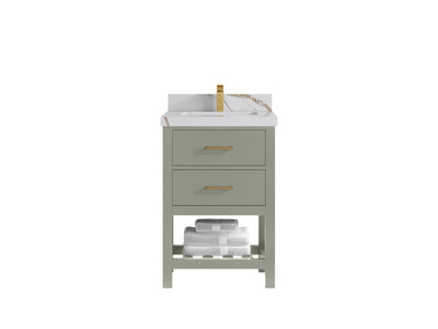 Parker 24 in. W x 22 in. D Single Sink Bathroom Vanity - Willow Bath and Vanity