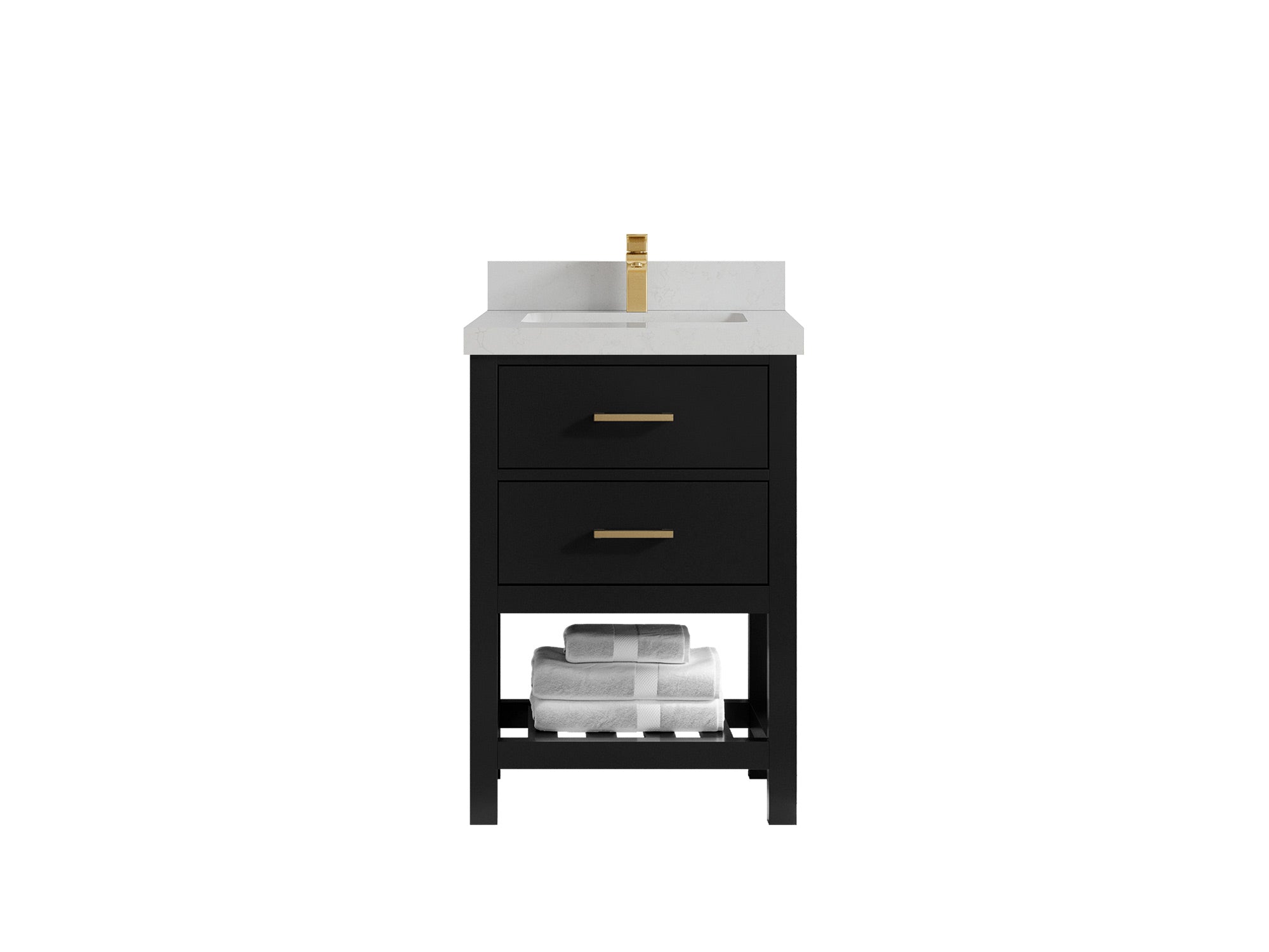 Parker 24 in. W x 22 in. D Single Sink Bathroom Vanity - Willow Bath and Vanity