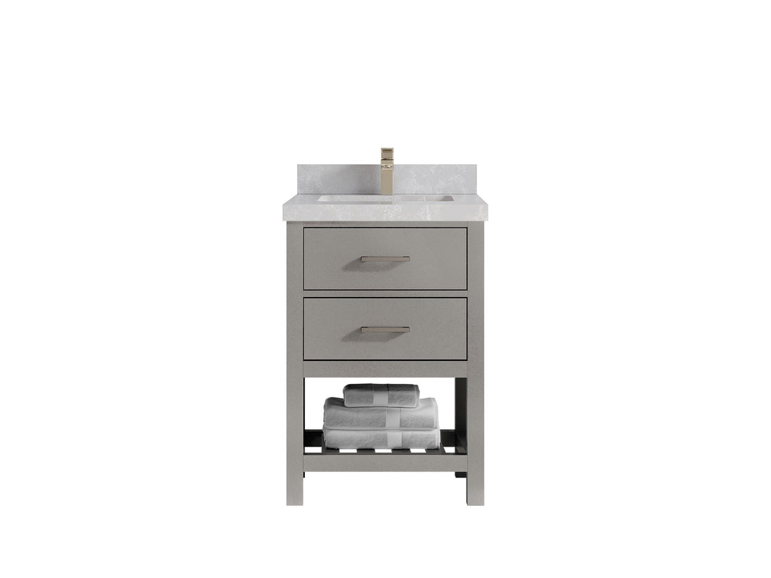 Parker 24 in. W x 22 in. D Single Sink Bathroom Vanity - Willow Bath and Vanity