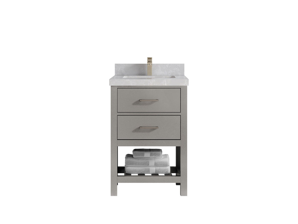 Parker 24 in. W x 22 in. D Single Sink Bathroom Vanity - Willow Bath and Vanity