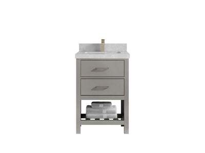 Parker 24 in. W x 22 in. D Single Sink Bathroom Vanity - Willow Bath and Vanity