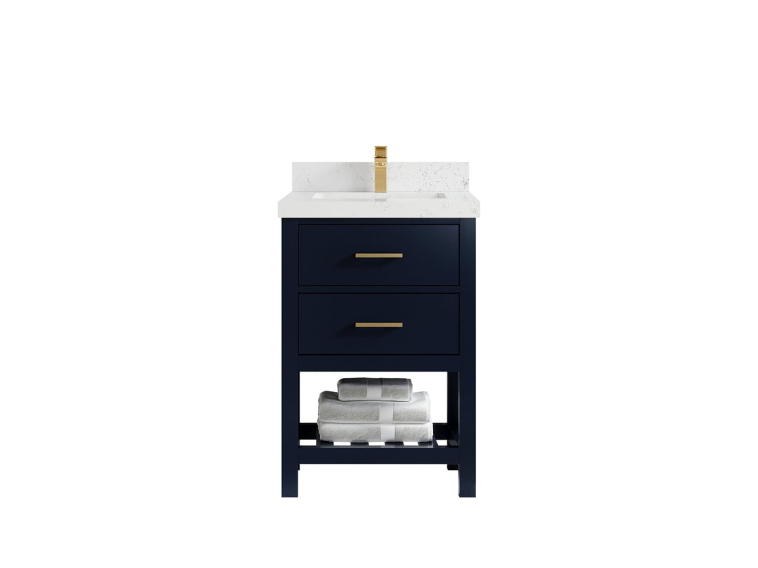 Parker 24 in. W x 22 in. D Single Sink Bathroom Vanity - Willow Bath and Vanity