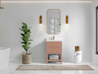 Parker 24 in. W x 22 in. D Single Sink Bathroom Vanity - Willow Bath and Vanity