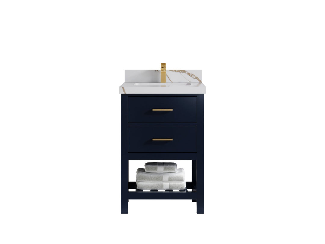 Parker 24 in. W x 22 in. D Single Sink Bathroom Vanity - Willow Bath and Vanity