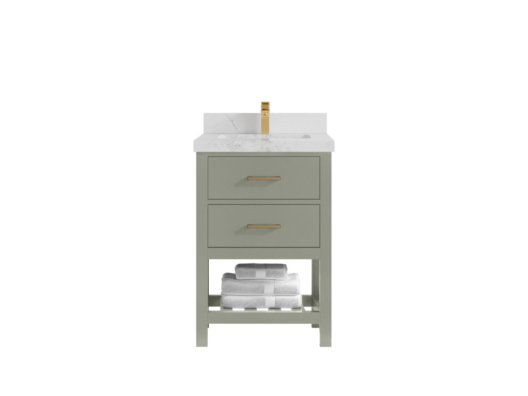 Parker 24 in. W x 22 in. D Single Sink Bathroom Vanity - Willow Bath and Vanity