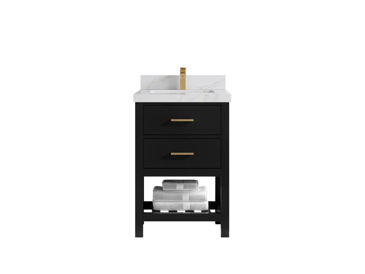 Parker 24 in. W x 22 in. D Single Sink Bathroom Vanity - Willow Bath and Vanity