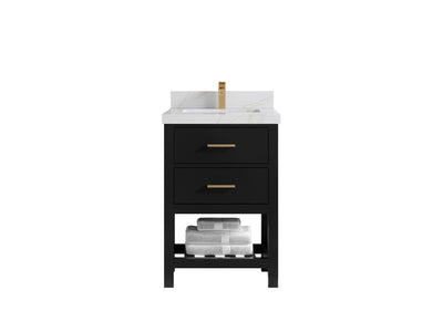 Parker 24 in. W x 22 in. D Single Sink Bathroom Vanity - Willow Bath and Vanity