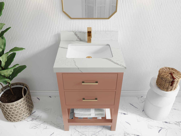 Parker 24 in. W x 22 in. D Single Sink Bathroom Vanity - photo 11