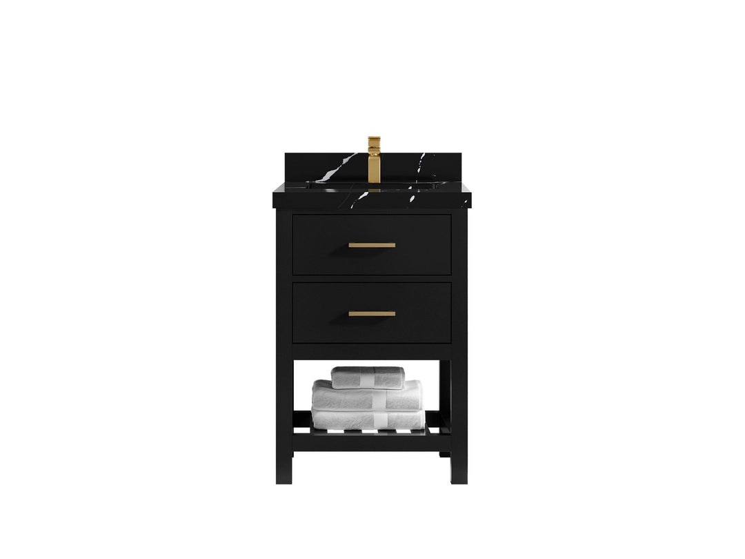 Parker 24 in. W x 22 in. D Single Sink Bathroom Vanity - Willow Bath and Vanity