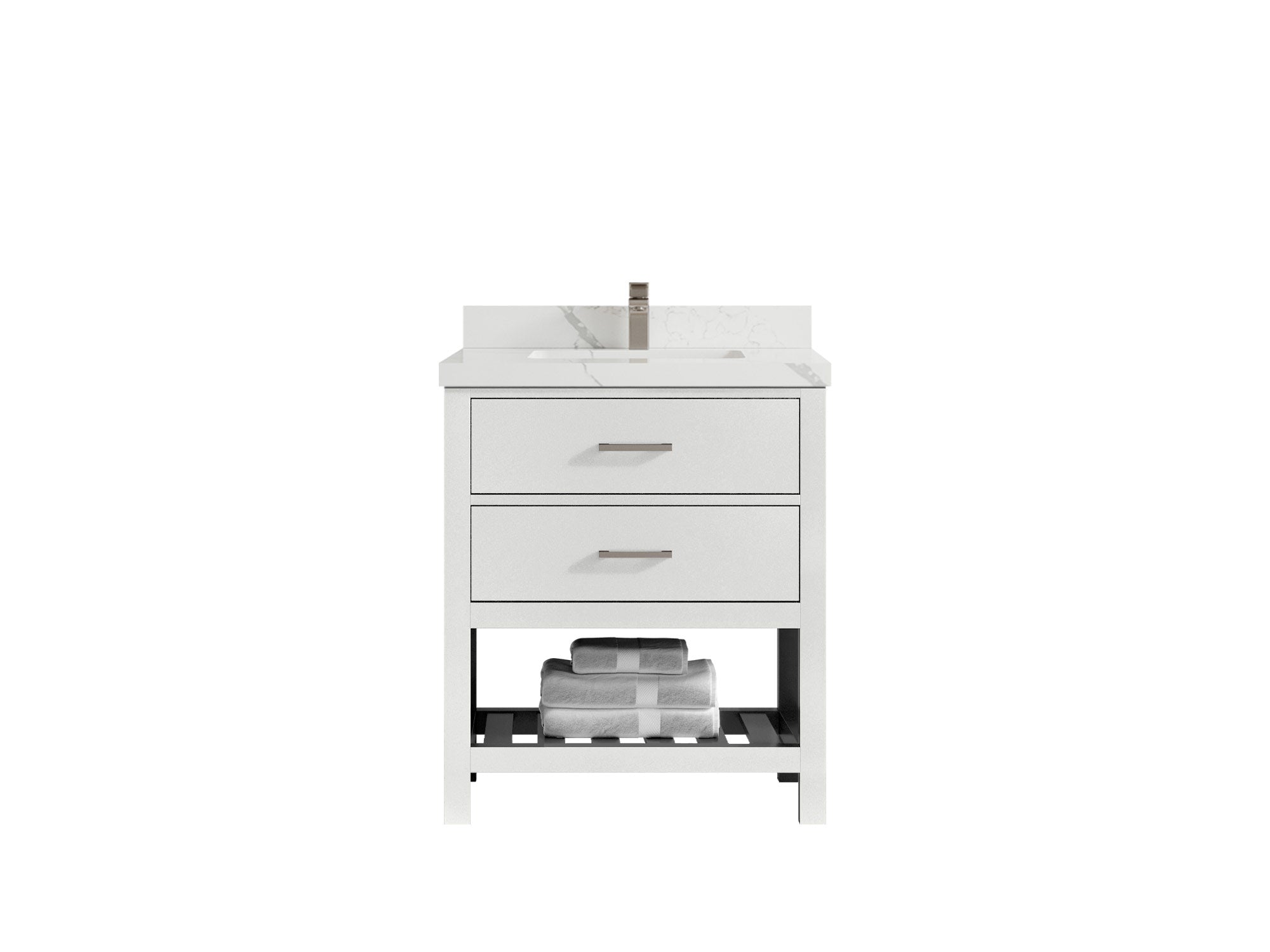 Parker 30 in. W x 22 in. D Single Sink Bathroom Vanity - Willow Bath and Vanity