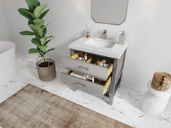 Parker 30 in. W x 22 in. D Single Sink Bathroom Vanity - photo 3