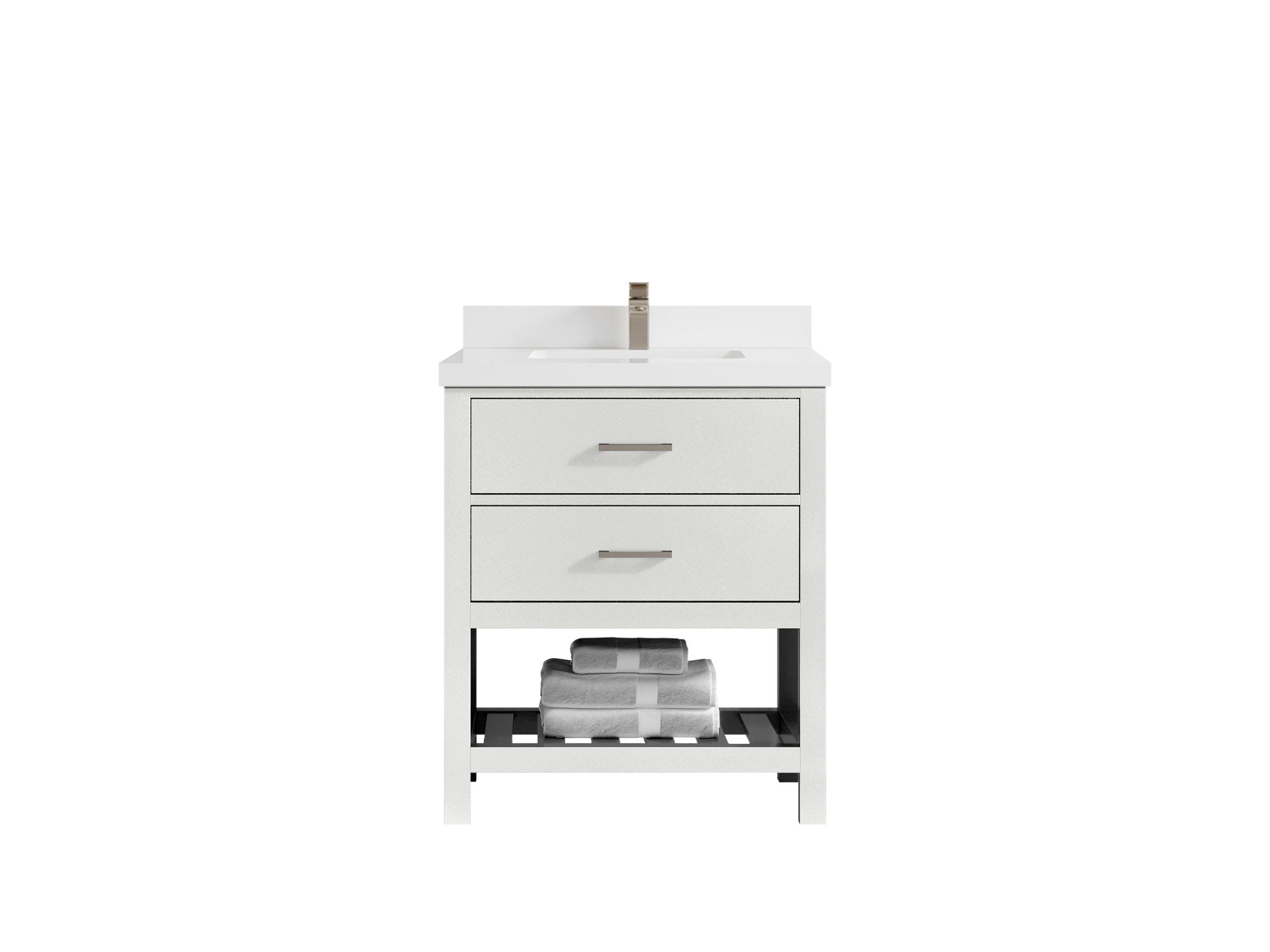 Parker 30 in. W x 22 in. D Single Sink Bathroom Vanity - Willow Bath and Vanity