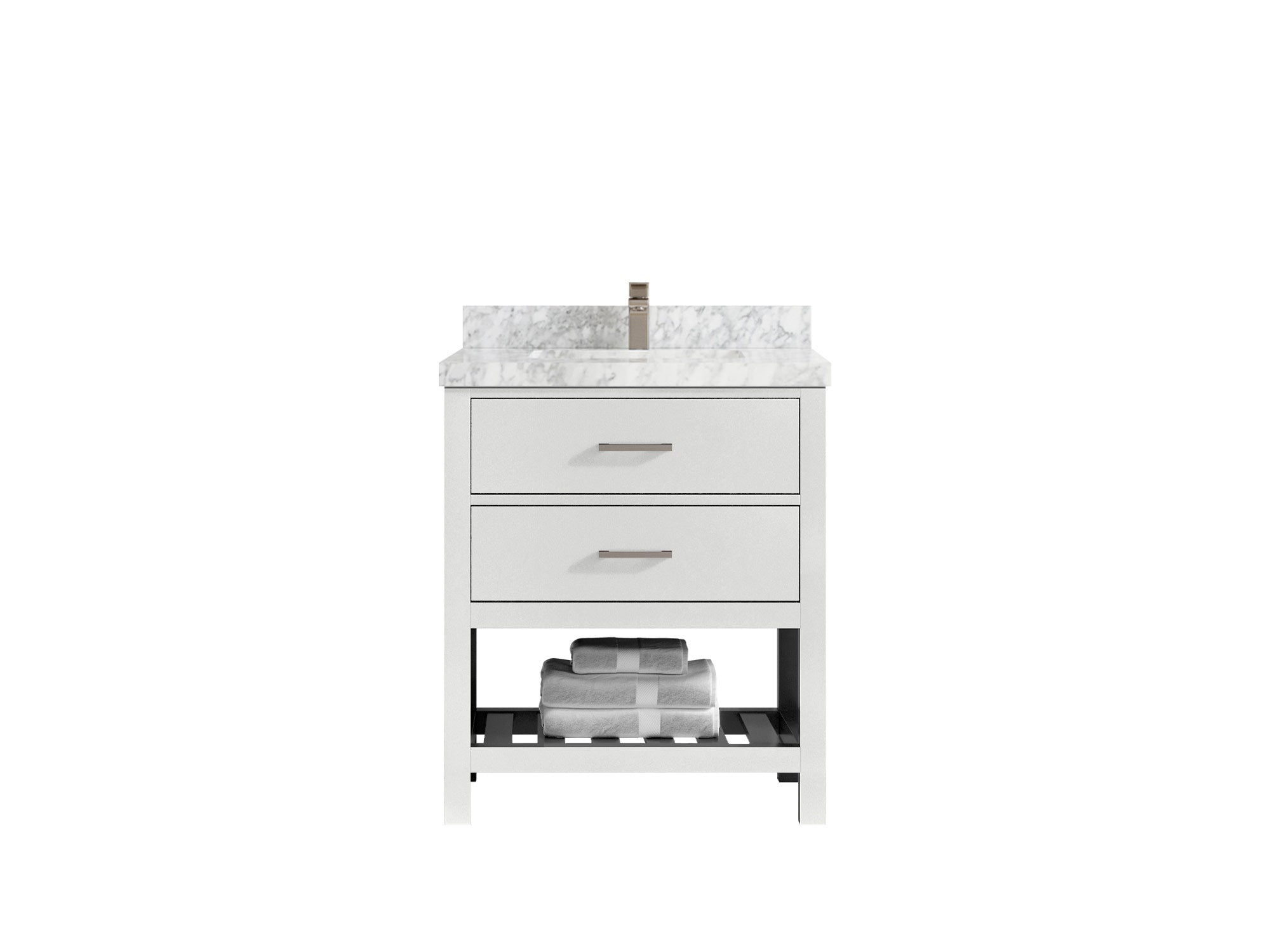Parker 30 in. W x 22 in. D Single Sink Bathroom Vanity - Willow Bath and Vanity