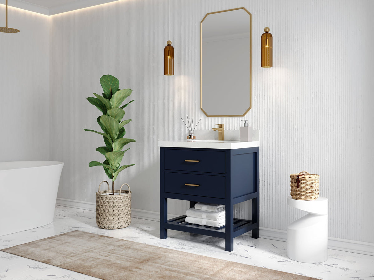 Parker 30 in. W x 22 in. D Single Sink Bathroom Vanity - Willow Bath and Vanity