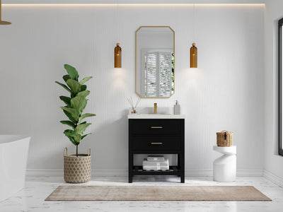 Parker 30 in. W x 22 in. D Single Sink Bathroom Vanity - Willow Bath and Vanity