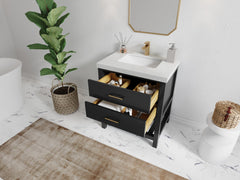 Parker 30 in. W x 22 in. D Single Sink Bathroom Vanity - photo 3