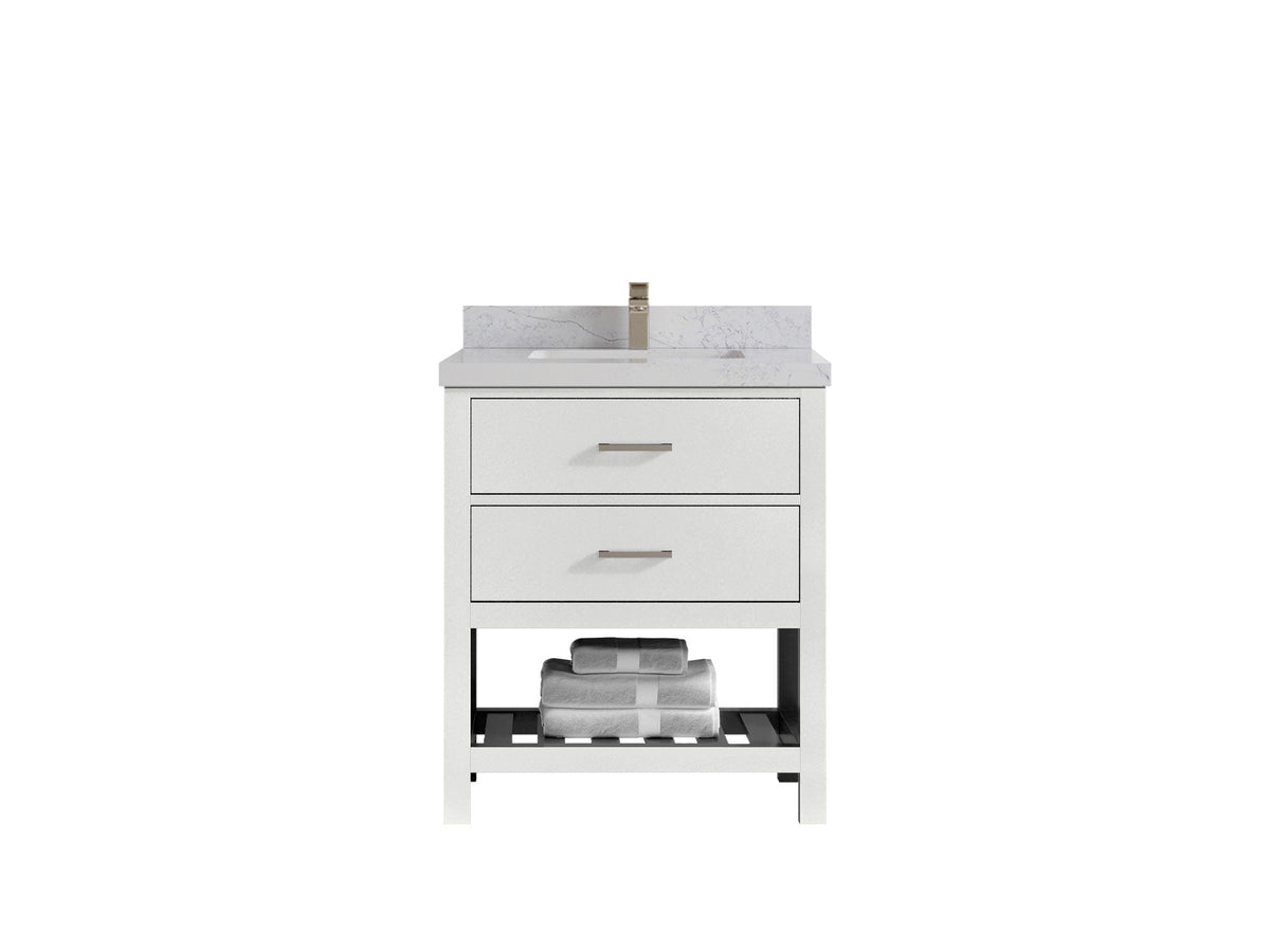 Parker 30 in. W x 22 in. D Single Sink Bathroom Vanity - Willow Bath and Vanity