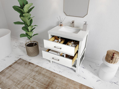 Parker 30 in. W x 22 in. D Single Sink Bathroom Vanity - Willow Bath and Vanity