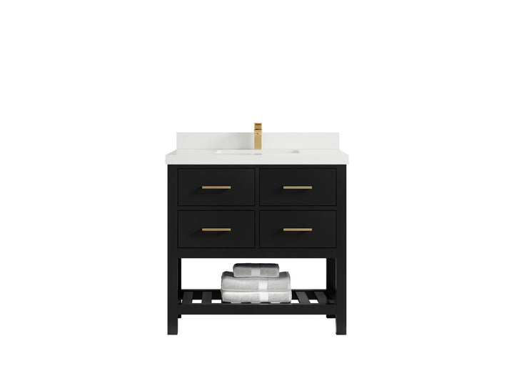 Parker 36 in. W x 22 in. D Single Sink Bathroom Vanity - photo 38
