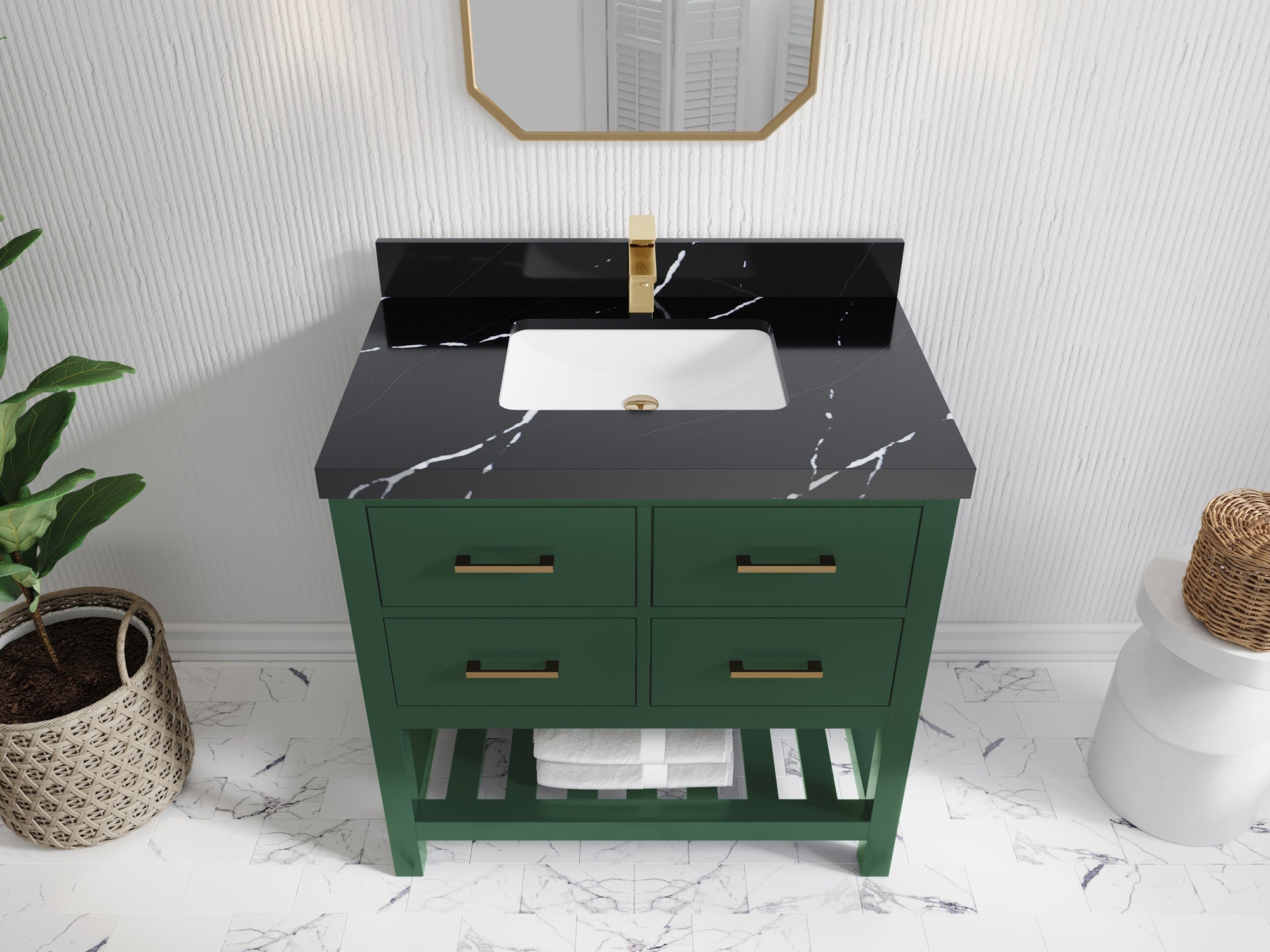 Parker 36 in. W x 22 in. D Single Sink Bathroom Vanity - Willow Bath and Vanity
