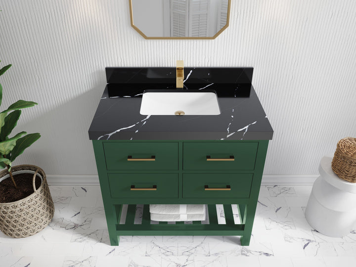 Parker 36 in. W x 22 in. D Single Sink Bathroom Vanity - photo 11