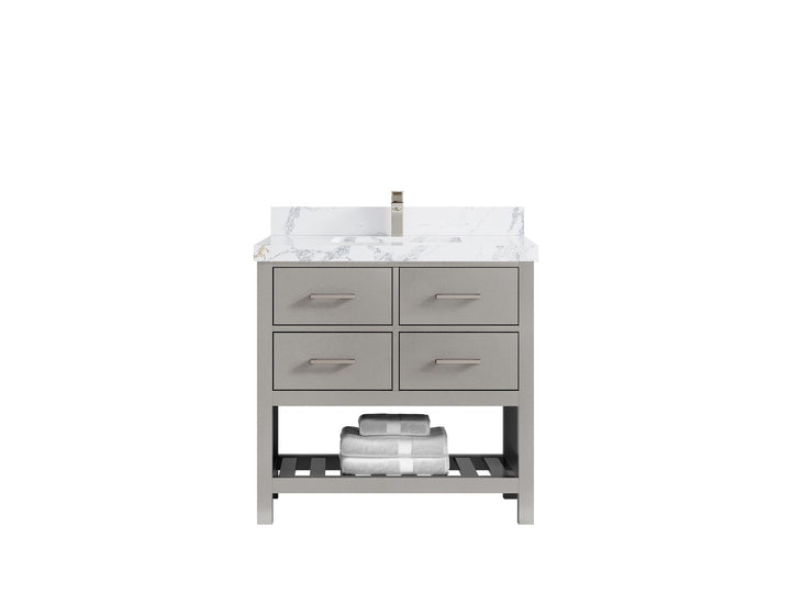 Parker 36 in. W x 22 in. D Single Sink Bathroom Vanity - photo 20