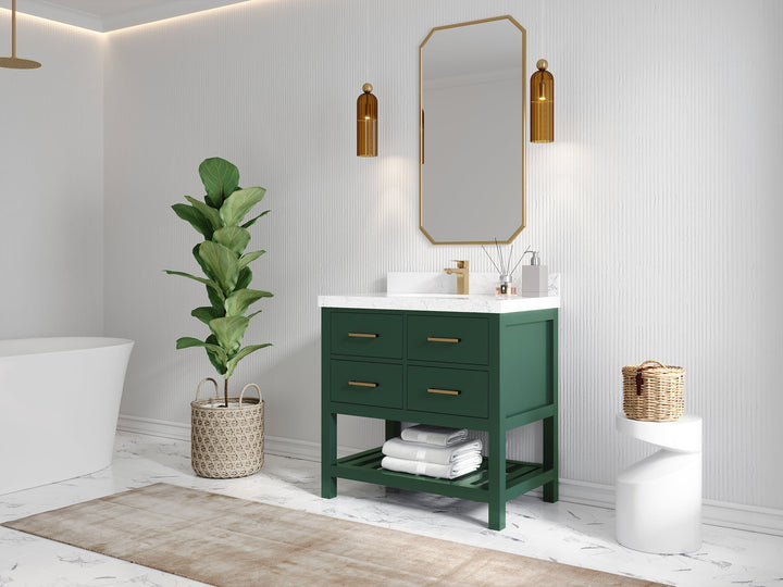 Parker 36 in. W x 22 in. D Single Sink Bathroom Vanity - photo 2