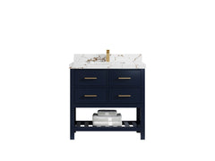 Parker 36 in. W x 22 in. D Single Sink Bathroom Vanity - photo 31