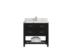 Parker 36 in. W x 22 in. D Single Sink Bathroom Vanity - photo 32