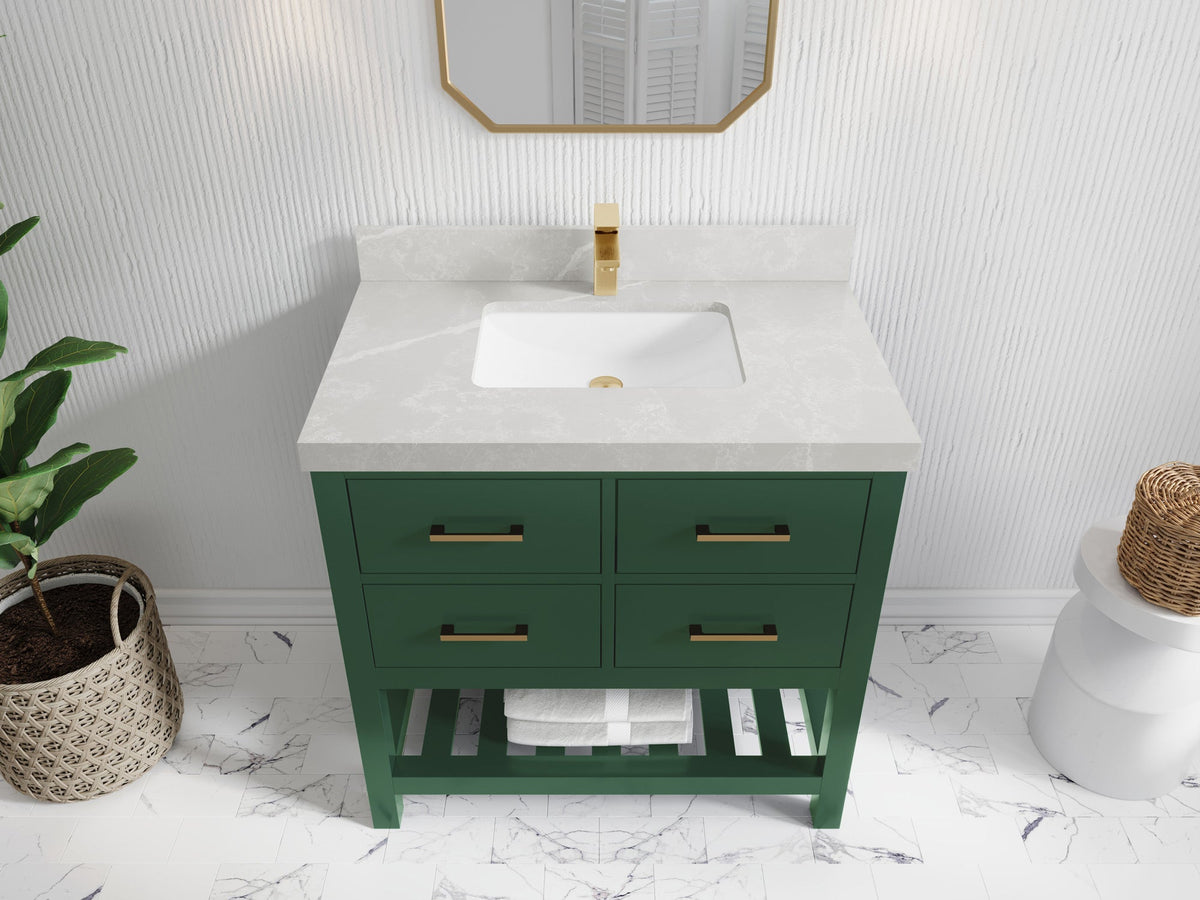 Parker 36 in. W x 22 in. D Single Sink Bathroom Vanity - Willow Bath and Vanity
