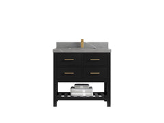 Parker 36 in. W x 22 in. D Single Sink Bathroom Vanity - photo 28