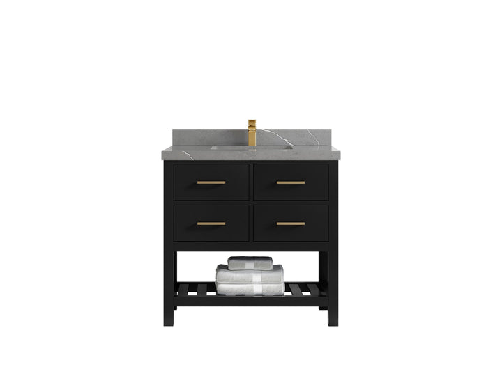 Parker 36 in. W x 22 in. D Single Sink Bathroom Vanity - photo 28