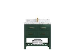 Parker 36 in. W x 22 in. D Single Sink Bathroom Vanity - photo 32
