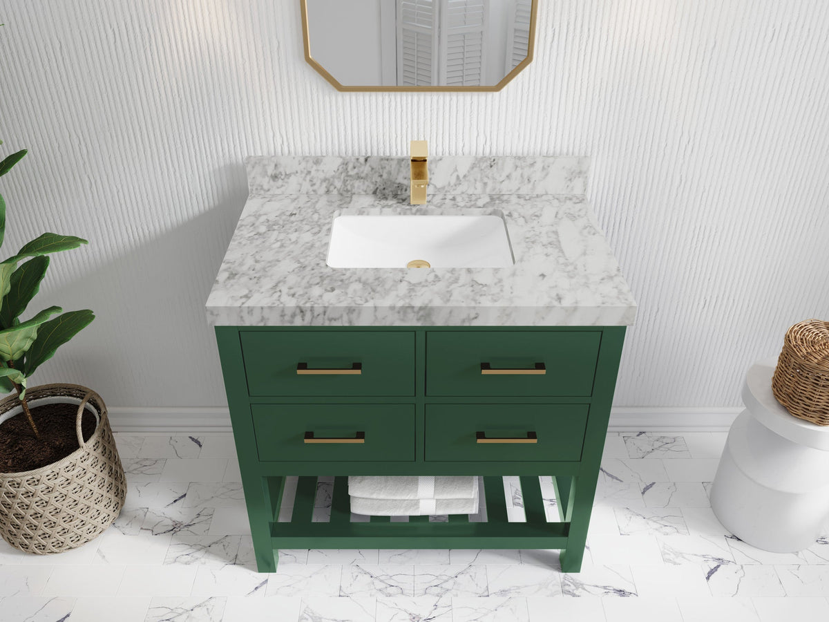 Parker 36 in. W x 22 in. D Single Sink Bathroom Vanity - Willow Bath and Vanity