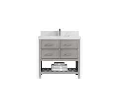 Parker 36 in. W x 22 in. D Single Sink Bathroom Vanity - photo 22