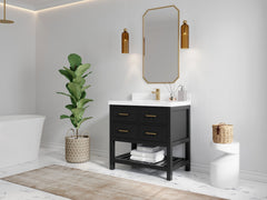 Parker 36 in. W x 22 in. D Single Sink Bathroom Vanity - photo 2