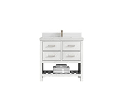 Parker 36 in. W x 22 in. D Single Sink Bathroom Vanity - photo 25