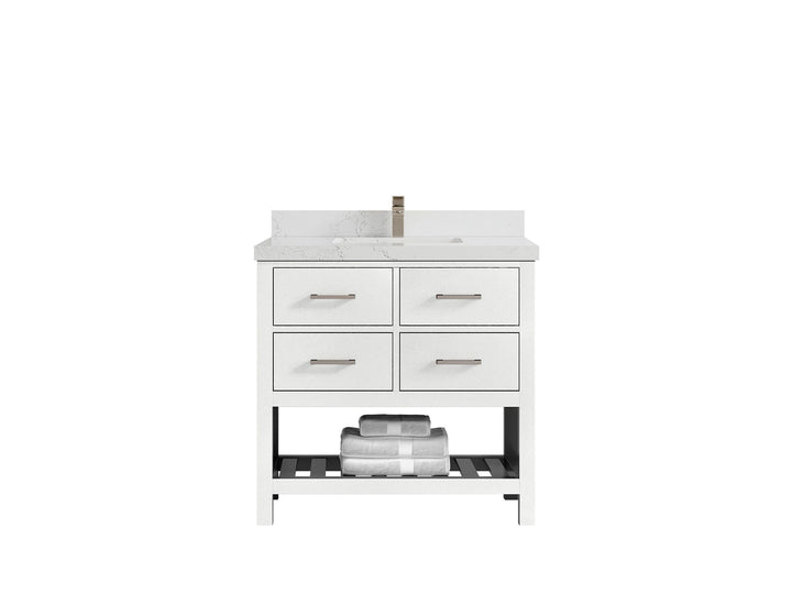 Parker 36 in. W x 22 in. D Single Sink Bathroom Vanity - photo 25